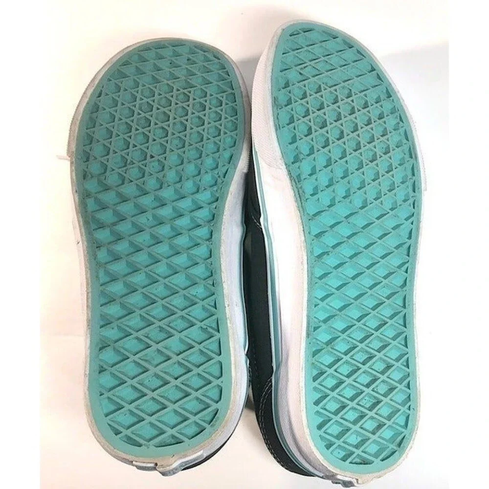 VANS Dark Blue,Aqua lined Double Layer Sneakers Women's Size 7